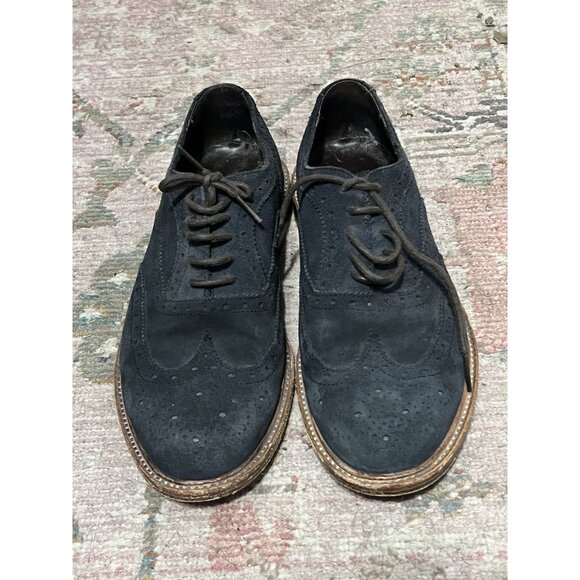 To Boot New York Suede Wingtip Navy Blue Oxfords Shoes Men’s Size 8 main image 8